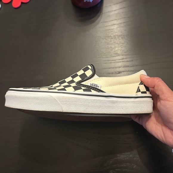 Like New Vans Classic Slip On Checkerboard Shoe - Picture 6 of 7